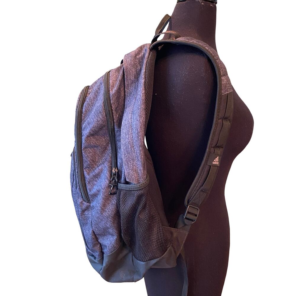 Adidas Loadspring Laptop Backpack Gray/Orange - image 3